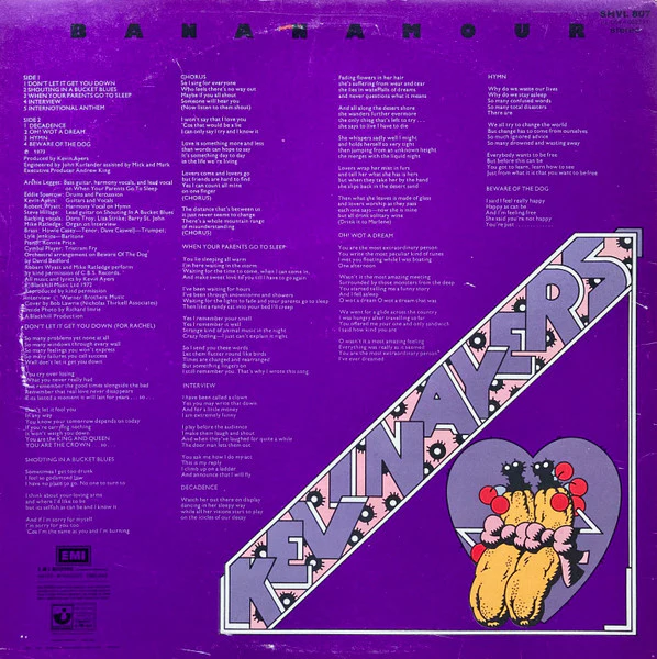 KEVIN AYERS, Bananamour (Harvest Green, Gramophone Co On Rim, EMI Box; SHVL807, UK 1973, Textured Gatefold) LP VG/VG - Image 2