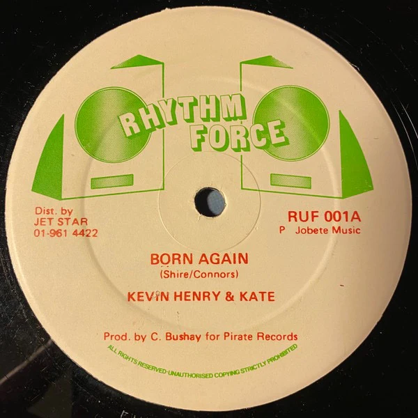 KEVIN HENRY & KATE, Born Again (Rhythm Force; RUF 001, UK , Plain Sleeve) 12" /G+