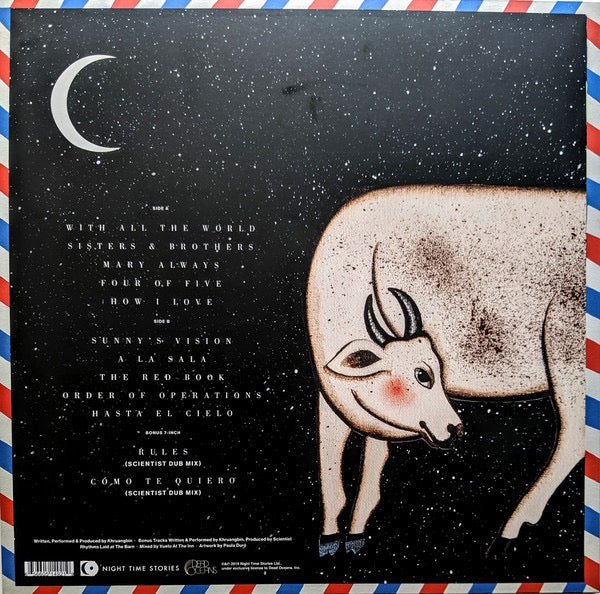 KHRUANGBIN, Hasta El Cielo (Night Time Stories; ALNLP50DUBR, US 2019, Inner, With 7") LP EX/VG+ - Image 2
