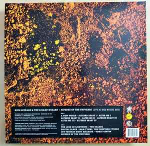 KING GIZZARD AND THE LIZARD WIZARD, Murder Of The Universe (Live At Red Rocks 2022) (We Are Busy Bodies; WABB-161, Canada 2023, No Puzzle, Clear Sparkle Vinyl) LP VG+/VG+ - Image 2