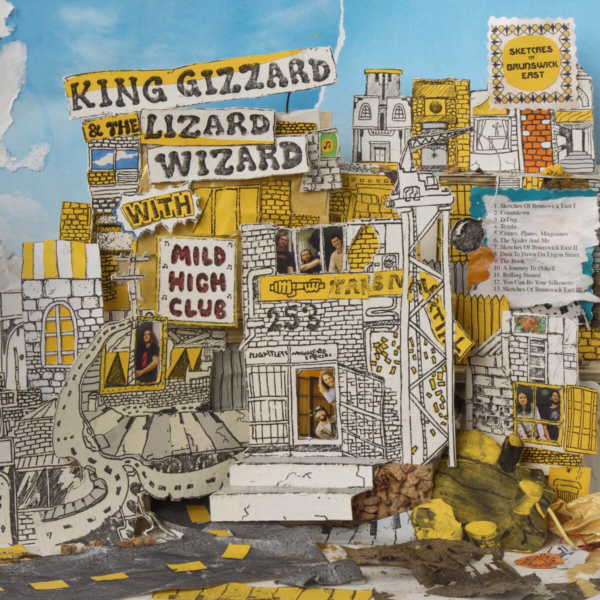KING GIZZARD & THE LIZARD WIZARD, Sketches of Brunswick East (Heavenly Recordings; HVNLP143X, Europe 2025 Reissue, Black Bio-vinyl), SALE - Up to 50% Off the Original Price  LP NEW/NEW