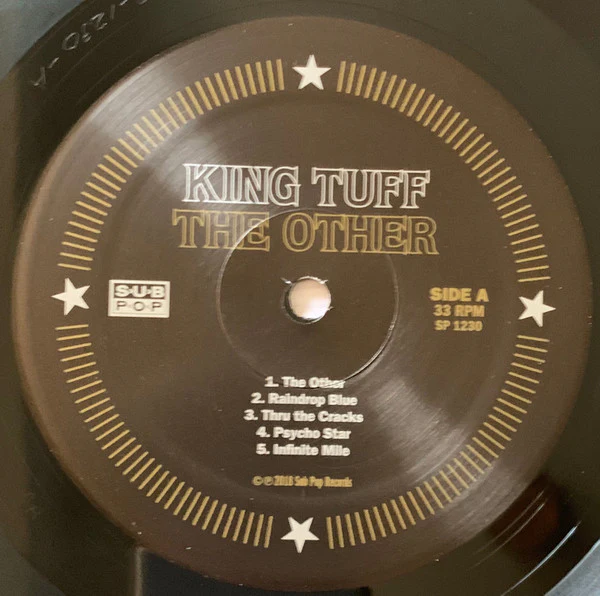 KING TUFF, The Other (Sub Pop; SP1230, US 2018, Poster) LP EX/EX - Image 3