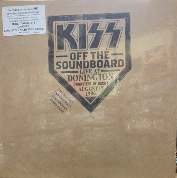 KISS, Off The Soundboard Live At Donington (Monsters Of Rock) August 17, 1996 (UMe; B0034905-1, Europe 2022, Slipcase, 180g Vinyl) 3xLP NEW/NEW