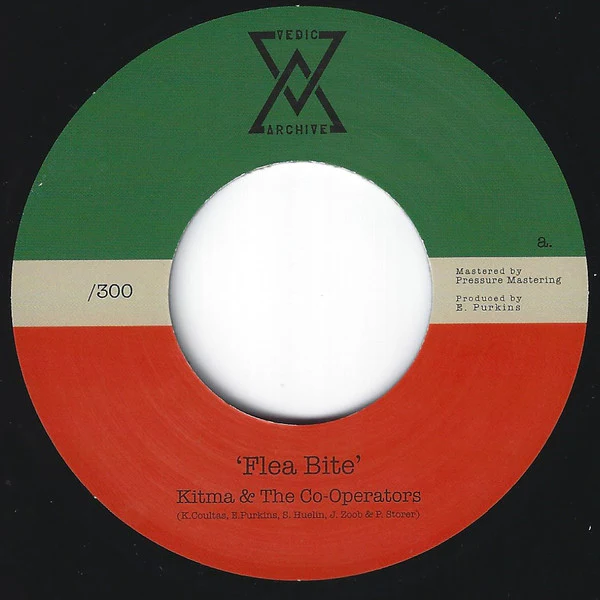 KITMA & THE CO-OPERATORS, Flea Bite (Vedic Roots; VEDIC006 VA, UK 2022, Limited Edition), SALE - Up to 50% Off the Original Price 7" /VG+