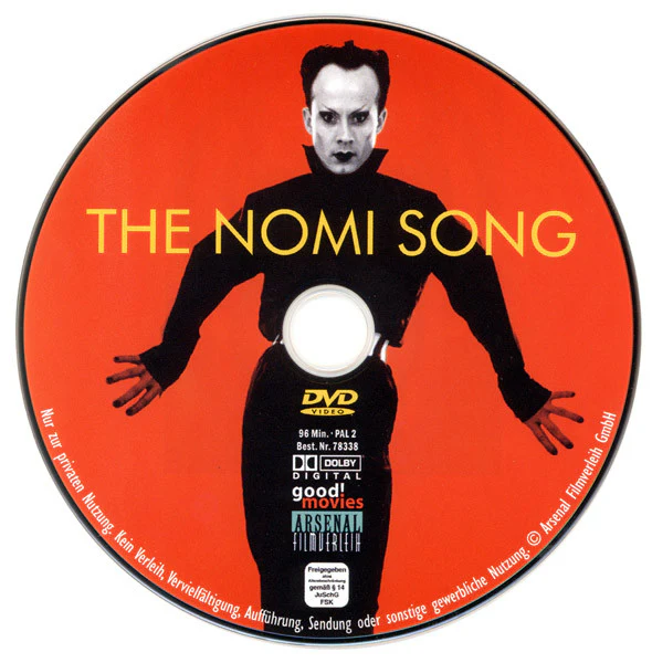 KLAUS NOMI, The Nomi Song (Arsenal Filmverleih; 78338, Germany 2005) DVD VG+/VG+ - Image 3