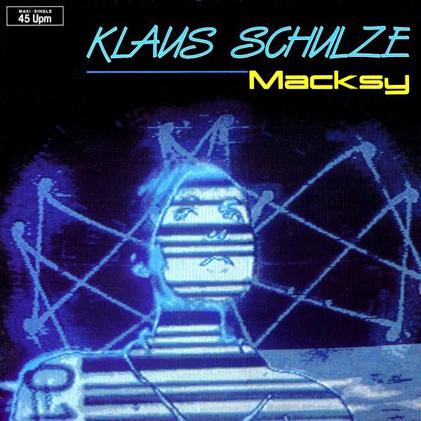 KLAUS SCHULZE, Macksy (Brain; 881 812-1, Germany 1985, Picture Sleeve) 12" VG/VG+