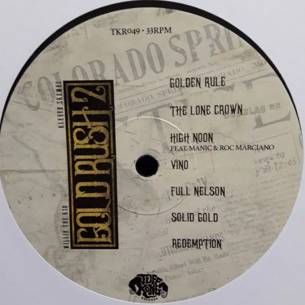 KLEVER SKEMES, WILLIE THE KID, Gold Rush 2 (Tuff Kong Records; TKR049, Italy 2018, Limited Edition of 300) LP EX/EX - Image 3