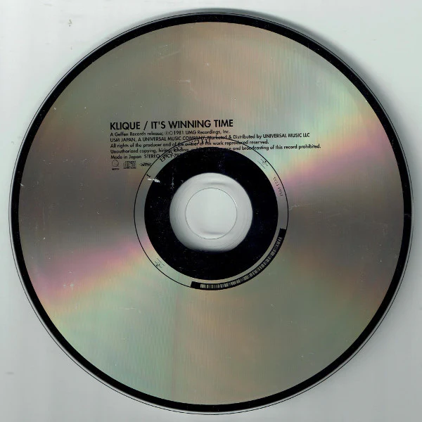 KLIQUE, It's Winning Time (Geffen Records; UICY-78778, Japan 2018 Reissue, Limited Edition, With Obi) CD EX/EX - Image 3