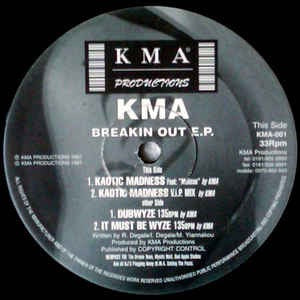 KMA, Breakin Out EP (KMA Productions ; KMA 001, UK 1997, Plain Sleeve) 12" /G+