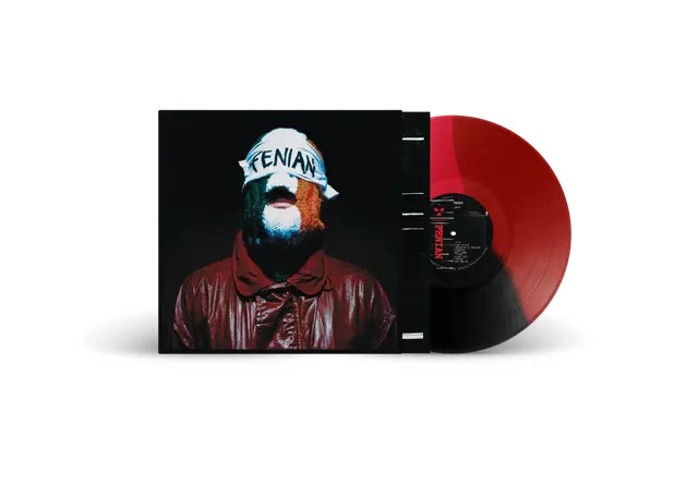 KNEECAP, FENIAN (Heavenly; HVNLP232C , Europe 2026, Inner & Insert, Red & Black Tri-Colour Vinyl, Download included) LP NEW/NEW - Image 2