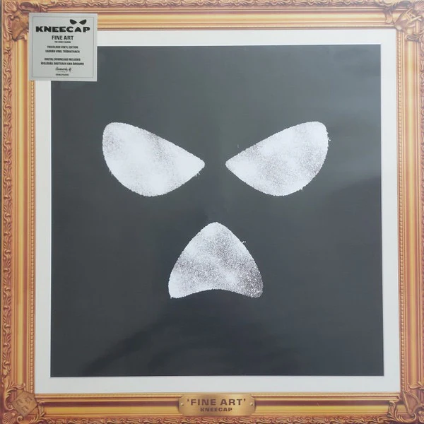 KNEECAP, Fine Art (Heavenly Recordings; HVNLP225C, UK 2024, Stickered Plastic Sleeve, Inner, Tricolour Vinyl, Download Code) LP NEW/NEW