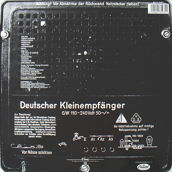 KRAFTWERK, Radio-Activity (Fame; FA 41 3103 1, UK Reissue, Maroon Labels) LP VG/VG+ - Image 2