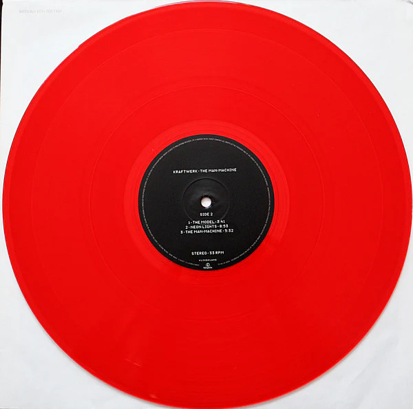 KRAFTWERK, The Man-Machine (Kling Klang; 50999 9 66022 1 8,, Europe 2020 Reissue, Inner & Booklet, Red Vinyl) LP NEW/NEW - Image 3