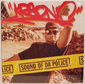 KRS-ONE, Sound Of Da Police / Hip Hop (Jive; 01241-421911-1, US 1993, Picture Sleeve) 12" VG/G