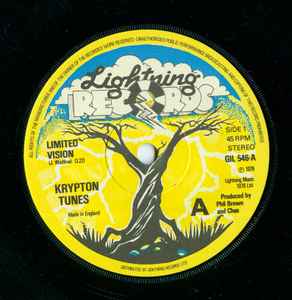 KRYPTON TUNES, Limited Vision / All In Jail (Lightning Records; GIL 546, UK 1978, Picture Sleeve) 7" VG+/VG+ - Image 3