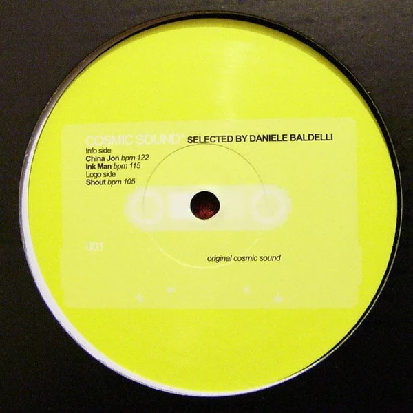 KURT VAN EEGHEM / KEVIN HARRISON / DEPECHE MODE, China Jon / Ink Man / Shout (Cosmic Sound; Cosmic 001, UK 2007, Unofficial Release) 12" /VG