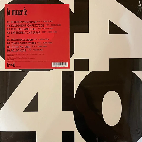 LA MUERTE, [PIAS] 40 ([PIAS]; BIAS4015, Belgium 2023, Inner) Mini-LP EX/EX