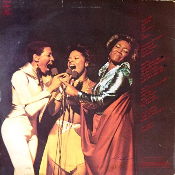 LABELLE, Nightbirds (Epic Yellow; EPC 80566, UK 1974, Insert) LP VG/VG+ - Image 2