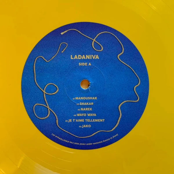 LADANIVA, Ladaniva ([PIAS]; PIASLL208LP, France 2023, Inner, Yellow Vinyl) LP EX/EX - Image 3