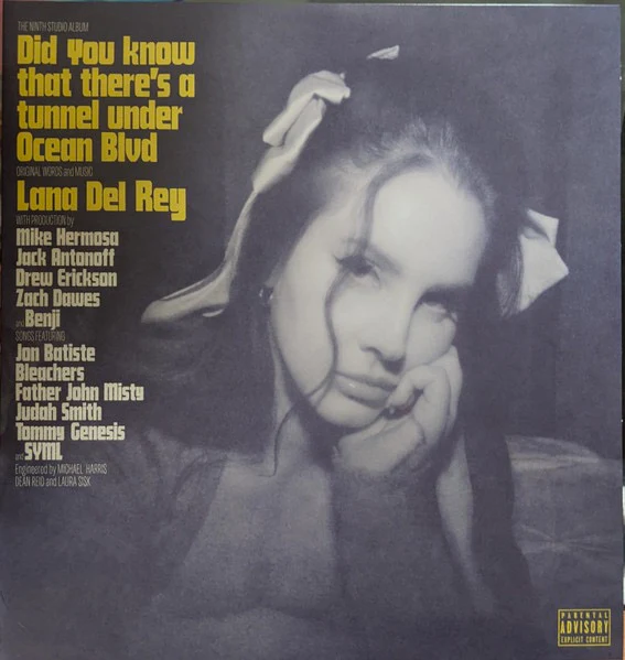 LANA DEL REY, Did You Know That There's A Tunnel Under Ocean Blvd (Polydor; 4859191, Worldwide 2023, Gatefold, 2 Inners) 2xLP NEW/NEW