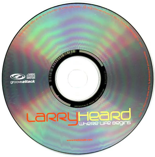 LARRY HEARD, Where Life Begins (Track Mode; TMCD1004, Europe 2003, Jewel Case) CD EX/EX - Image 3