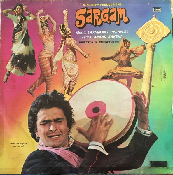LAXMIKANT PYARELAL & ANAND BAKSHI, Sargam (His Master's Voice ; C680 2026, India 1979) LP VG/VG