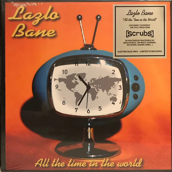 LAZLO BANE, All The Time In The World (Lonestar Records; LS-048, Germany 2018 Reissue, Limited Edition, Blue Translucent, 150 gram) LP VG+/VG+