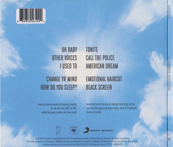 LCD SOUNDSYSTEM, American Dream (DFA; 88985456102, Europe 2017, Gatefold, Booklet) CD NEW/NEW - Image 2