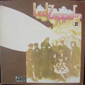 LED ZEPPELIN, II (Atlantic Plum & Orange; 588 198, UK 1969, Gatefold, No Stereo on Front Sleeve, Livin Lovin Wreck Misprint) LP G+/G