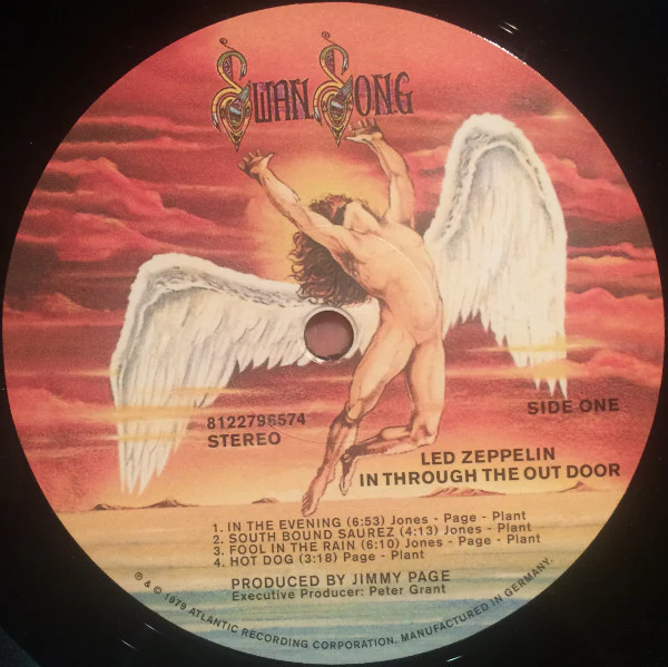 LED ZEPPELIN, In Through The Out Door (Swan Song ; 8122795580, Europe 2015, Brown Paper Outer With Two Individual Sleeves, Insert, 180 Gram Vinyl, Remastered) 2xLP EX/EX - Image 3