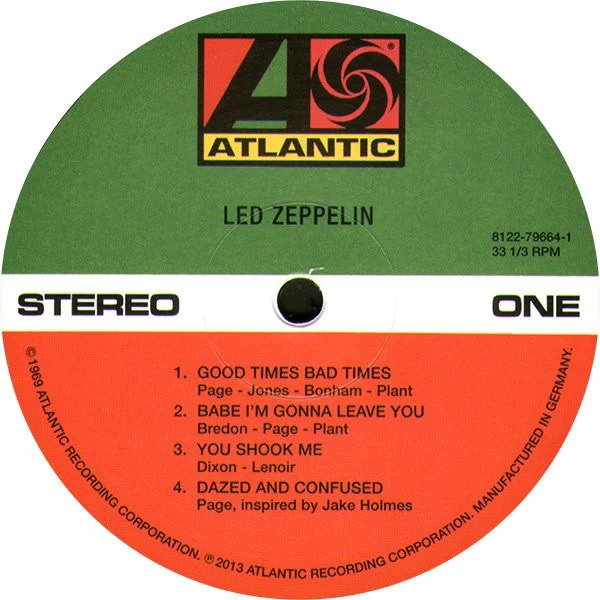 LED ZEPPELIN, Led Zeppelin (Atlantic; 8122796439, Europe 2014 Reissue, Box Set, Hardbound 72-page book, Replica Press Kit, Numbered, Super Deluxe Edition, 180 g Vinyl, Remastered, + 2xCD), S 2xLP NEW/NEW - Image 3