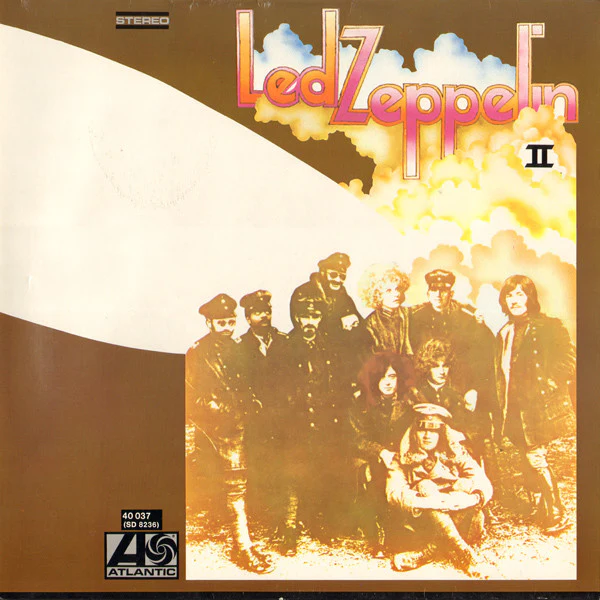LED ZEPPELIN, Led Zeppelin II (Atlantic ; 40 037, Europe 1980s Reissue, Gatefold, GEMA/BIEM) LP VG/VG+