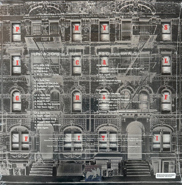 LED ZEPPELIN, Physical Graffiti (Swan Song; R1 727585, Worldwide 2025 Reissue, Die Cut Sleeve, 3 Inners & Insert, Poster, 50th Anniversary Edition) 3xLP EX/EX - Image 2