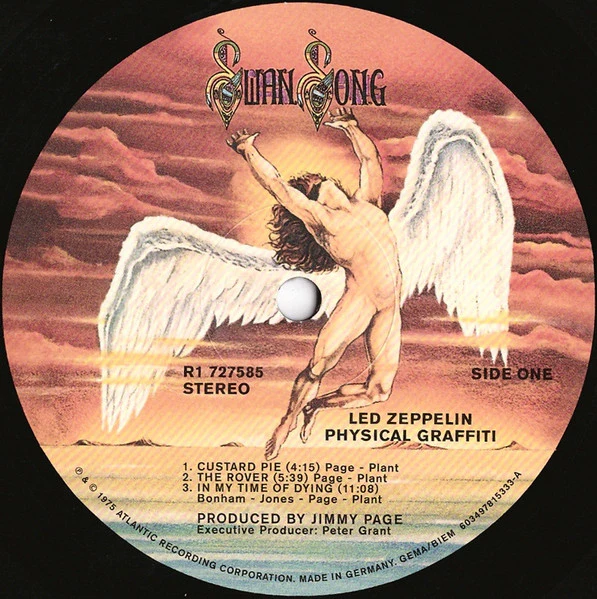 LED ZEPPELIN, Physical Graffiti (Swan Song; R1 727585, Worldwide 2025 Reissue, Die Cut Sleeve, 3 Inners & Insert, Poster, 50th Anniversary Edition) 3xLP EX/EX - Image 3