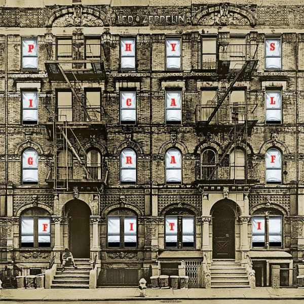 LED ZEPPELIN, Physical Graffiti (Swan Song - No W Logo; SSK89400, UK 1975, Die Cut Sleeve, Two Inners & Insert With Two Folds, First pressing - 484 Kings Road Address on back top. No W on ri 2xLP VG/VG