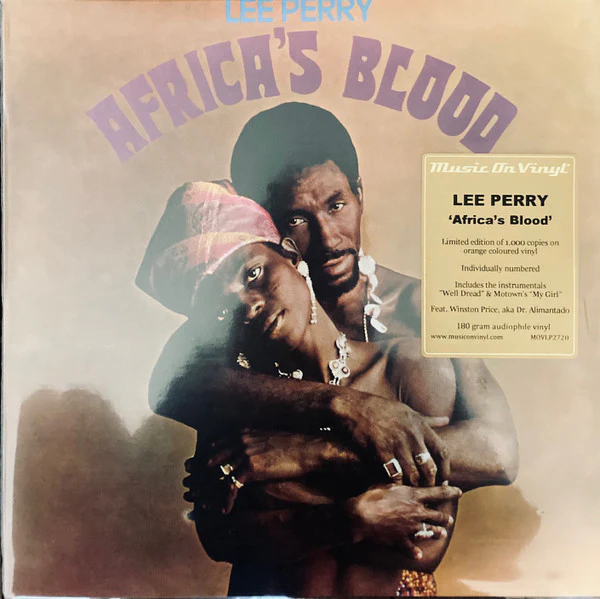 LEE PERRY, Africa's Blood (Music On Vinyl; MOVLP2720, Europe 2021 Reissue, Insert, Orange Vinyl), SALE - Up to 50% Off the Original Price  LP EX/EX - Image 2