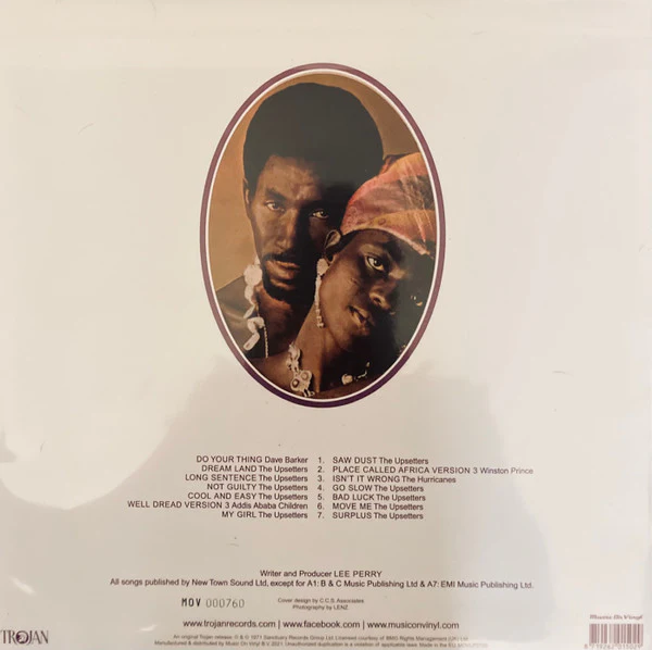 LEE PERRY, Africa's Blood (Music On Vinyl; MOVLP2720, Europe 2021 Reissue, Insert, Orange Vinyl), SALE - Up to 50% Off the Original Price  LP EX/EX - Image 3