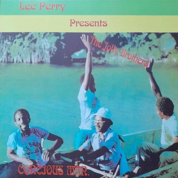 LEE PERRY PRESENTS THE JOLLY BROTHERS, Concious Man (Seven Leaves Records; SLLP-009-R, UK 2025 Reissue) LP EX/EX