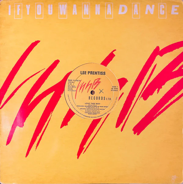 LEE PRENTISS, Love This Way (MSB Records, Ltd. ; MSB 12-182, US 1983, Die Cut Company Sleeve) 12" VG/VG+