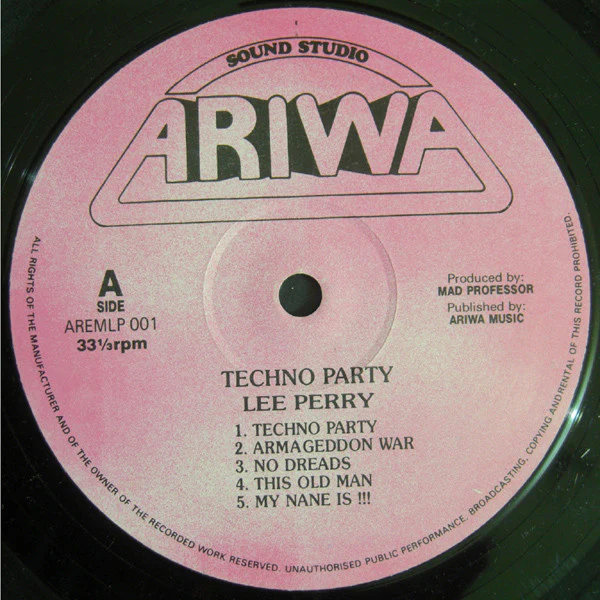 LEE SCRATCH PERRY, Techno Party (Ariwa; AREMLP001, UK 2000), SALE - Up to 50% Off the Original Price LP VG/G+ - Image 3