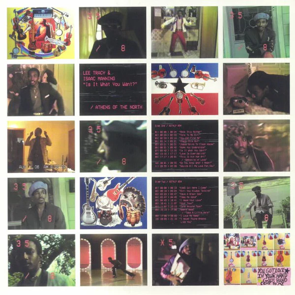 LEE TRACY & ISAAC MANNING, Is It What You Want? (Athens Of The North ; AOTNLP 054, UK 2022) LP EX/EX
