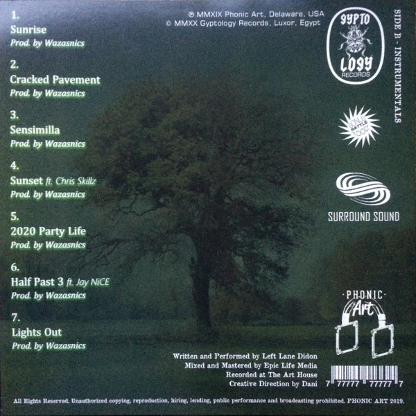 LEFT LANE DIDON, Spring Forward (Gyptology Records; GYPT003, Egypt 2020, Inner), SALE - Up to 50% Off the Original Price LP VG+/VG - Image 2