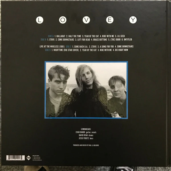 LEMONHEADS, Lovey (Fire Records ; FIRELP492, UK & Ireland 2020 Reissue, Book Sleeve, Stapled In Booklet, Postcard) 2xLP EX/VG+ - Image 2