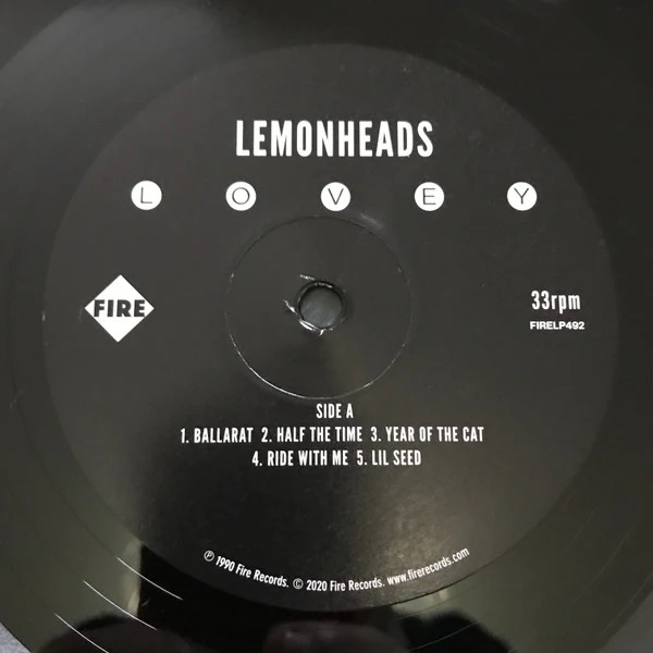 LEMONHEADS, Lovey (Fire Records ; FIRELP492, UK & Ireland 2020 Reissue, Book Sleeve, Stapled In Booklet, Postcard) 2xLP EX/VG+ - Image 3