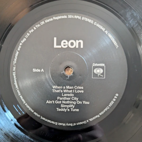 LEON BRIDGES, Leon (Columbia; 19802829311, UK 2024, Gatefold, Insert, Black Vinyl) LP NEW/NEW - Image 3