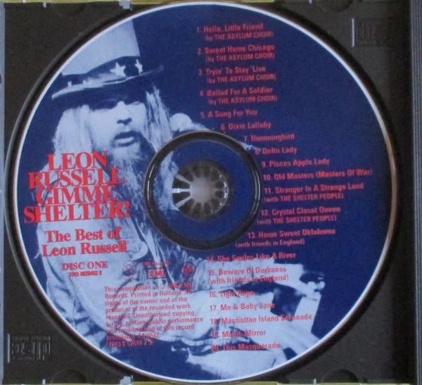 LEON RUSSELL, Gimme Shelter! The Best Of Leon Russell (EMI; 7243 8 52644 2 9, Europe 1996, Double CD Case, Booklet) 2xCD VG+/EX - Image 3