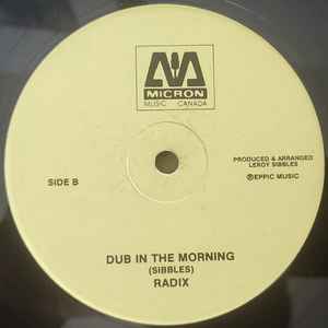 LEROY SIBBLES / NICODEMUS, Love In The Morning (Micron Music Canada; MICCAN 0043, Canada ) 12" /VG - Image 2
