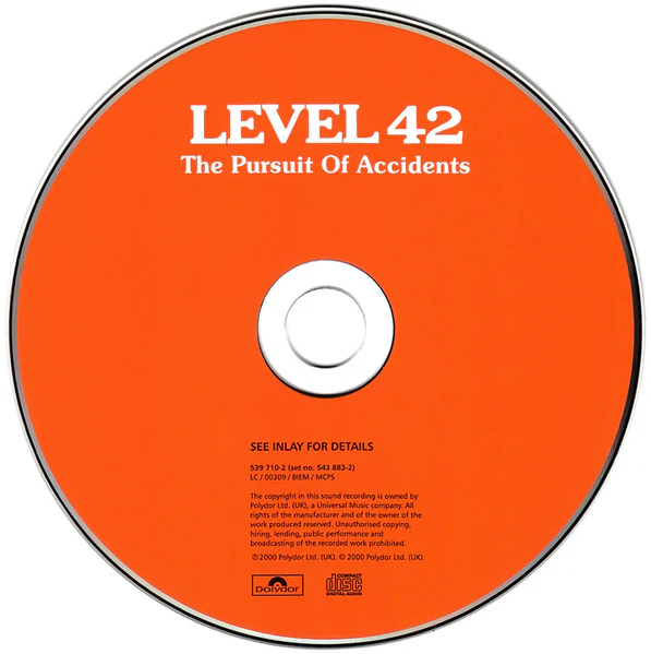 LEVEL 42, The Pursuit Of Accidents / Standing In The Light (Polydor; 543 883-2, Europe 2000, Jewel Case, Booklet) 2xCD VG/VG+ - Image 3