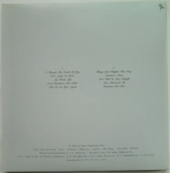 LEWIS, L'Amour (Light In The Attic; LITA 117, US 2014 Reissue, Gatefold, Booklet, With Obi) LP EX/EX - Image 2