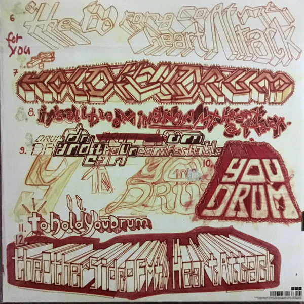 LIARS, Drum's Not Dead (Mute; XSTUMM246, Europe 2022 Reissue, Booklet, Coloured Recycled Vinyl) LP VG/VG+ - Image 2